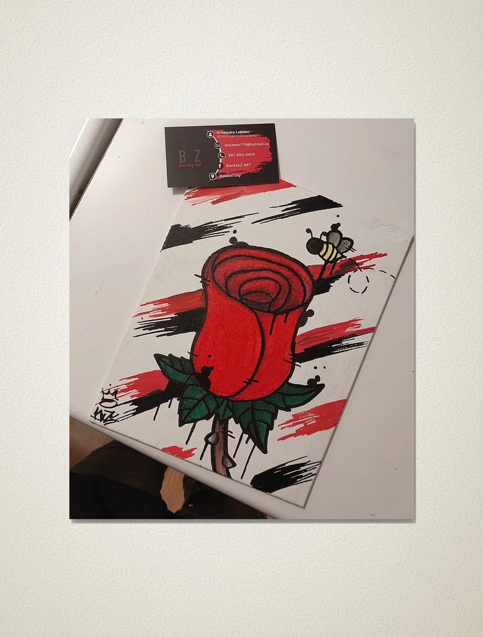 Artist-Roses to bee