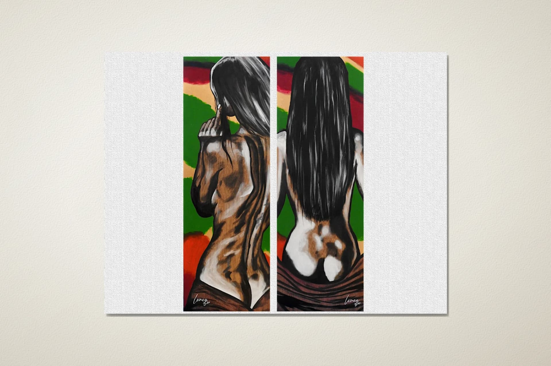 Undecided & Liberated (diptych)