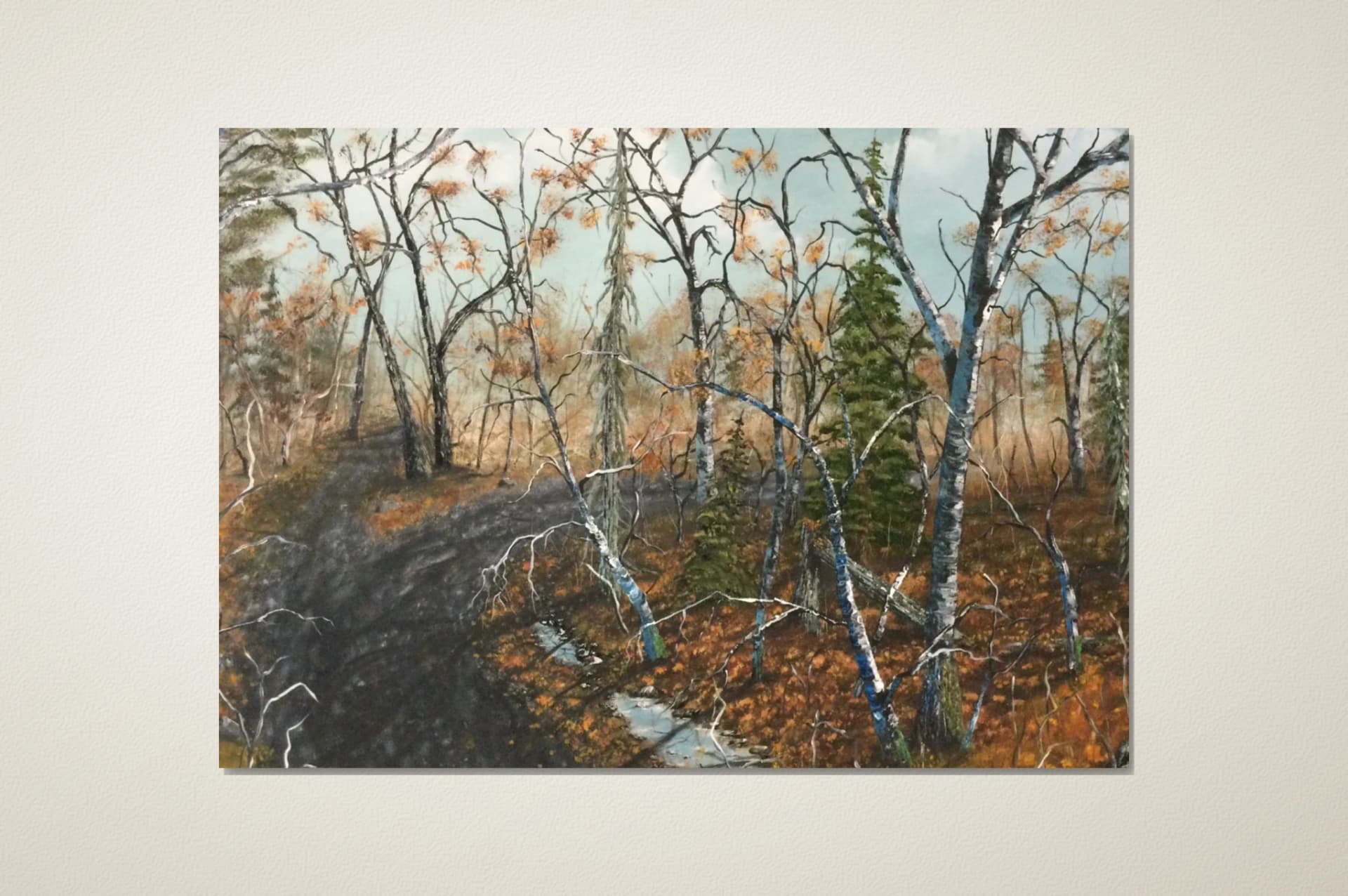 An Autumn Walk (framed)
