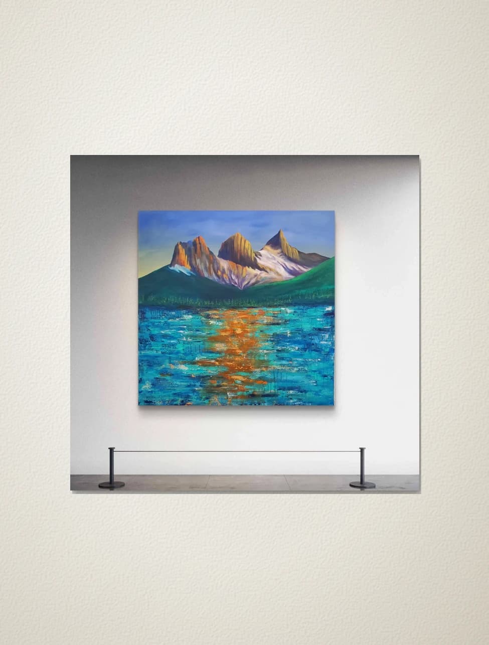 Golden Reflections- Three Sisters Mountain
