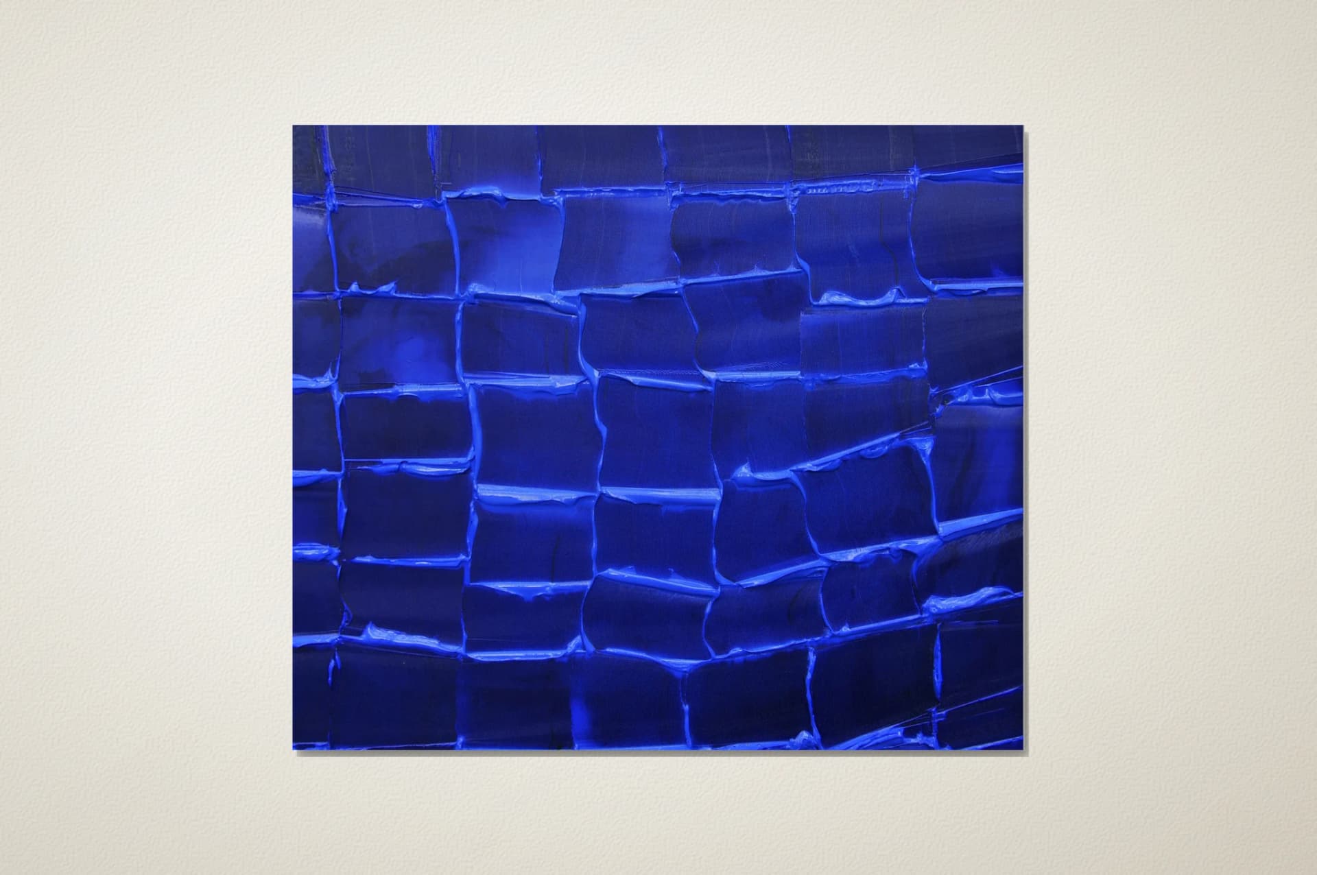 Artist-Original Voilure bleue tranparente