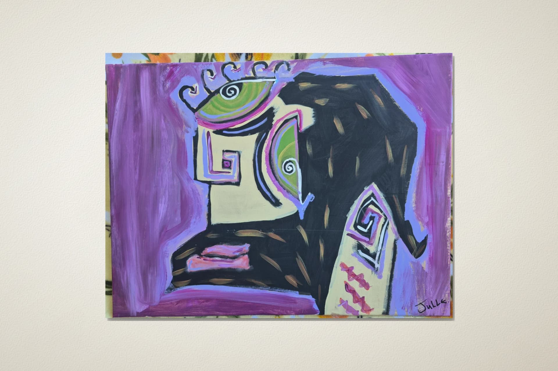 Artist-L’homme aux yeux vert-pomme