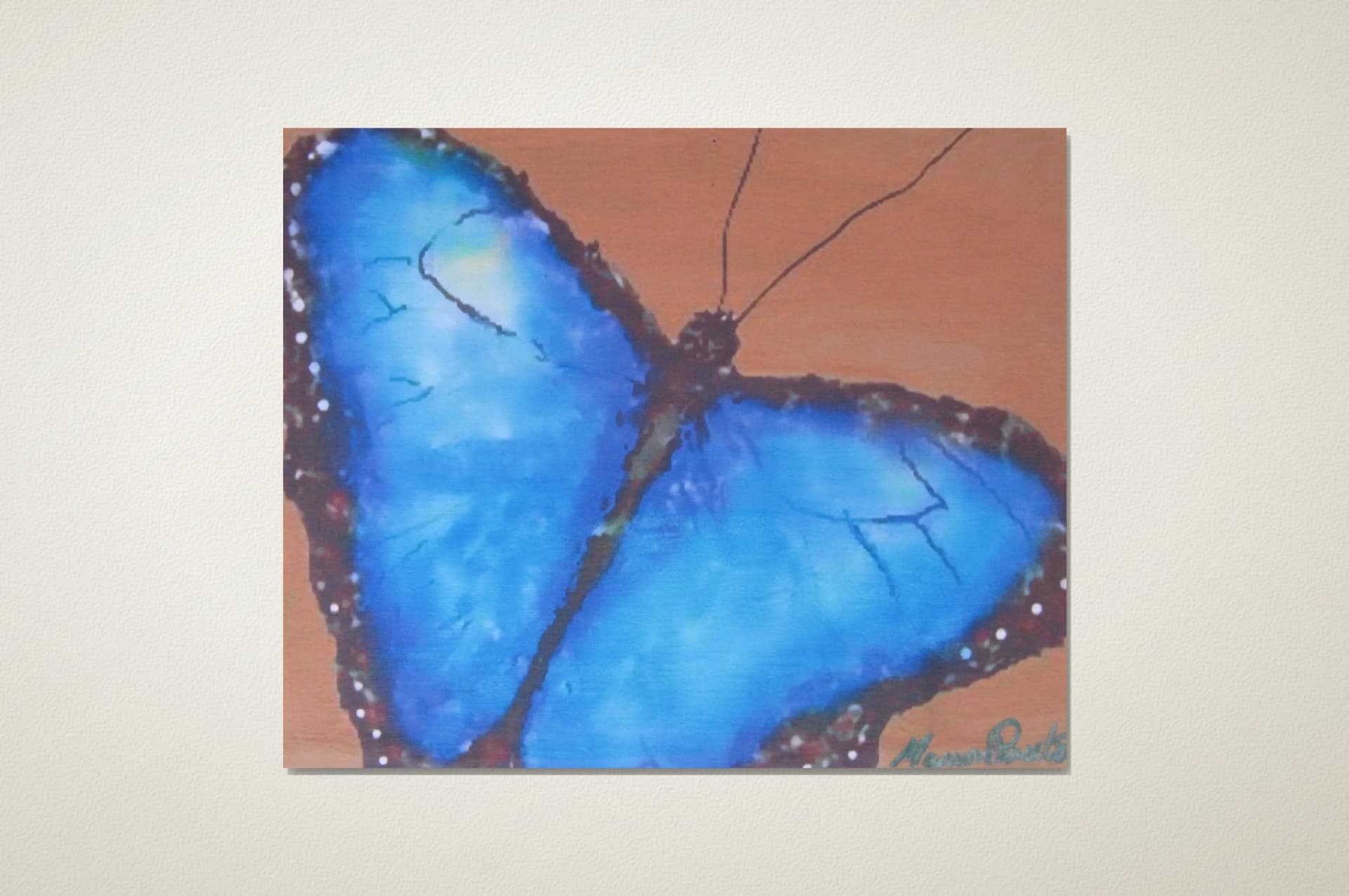 Papillon bleu