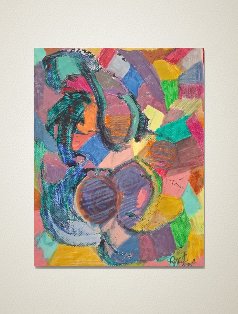 Abstract Floral Decor