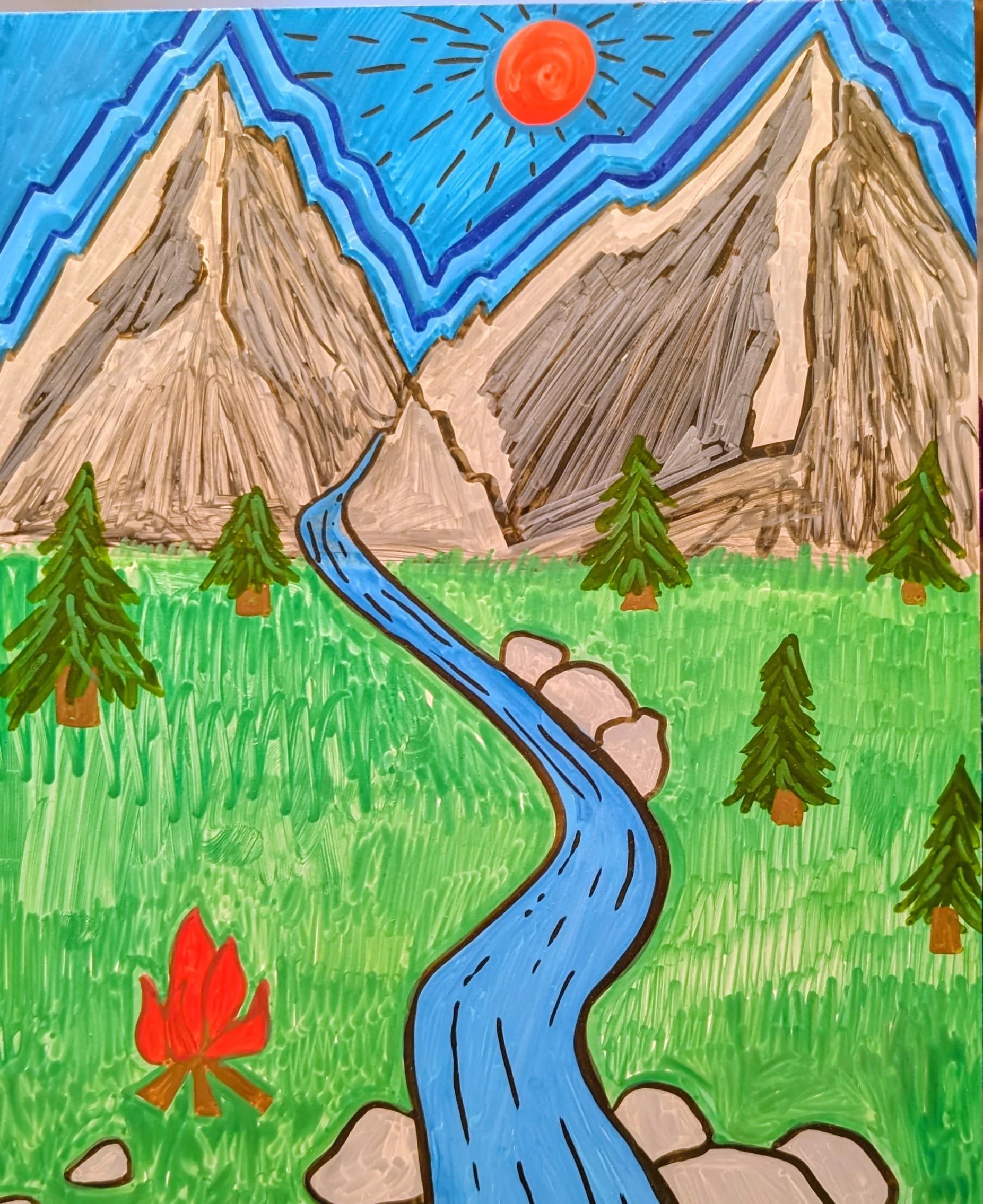 Artist-Aller à la montagne...