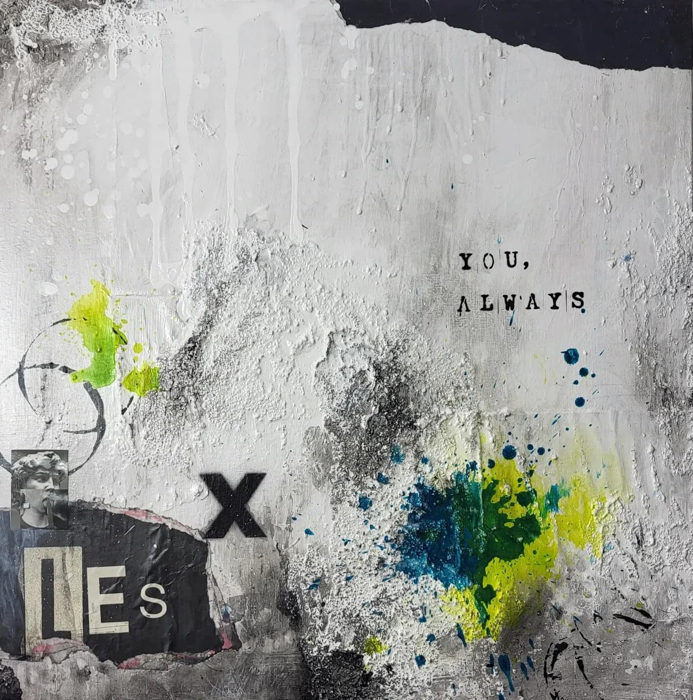 YOU, ALWAYS – Original Urban Abstract Painting | Alexandra Lev Art