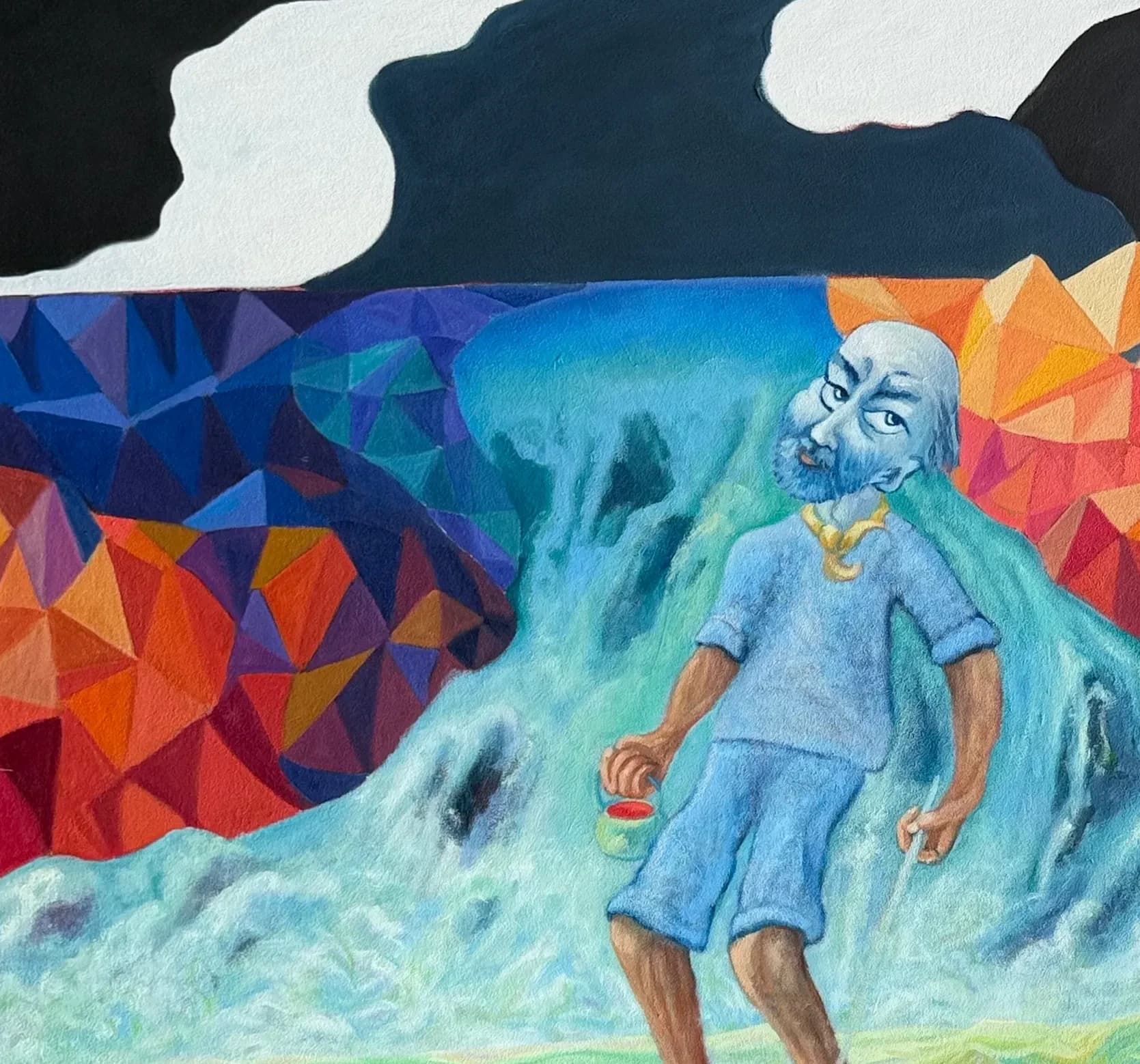 Journey 47, Bodhisattva Surfing the River of Time