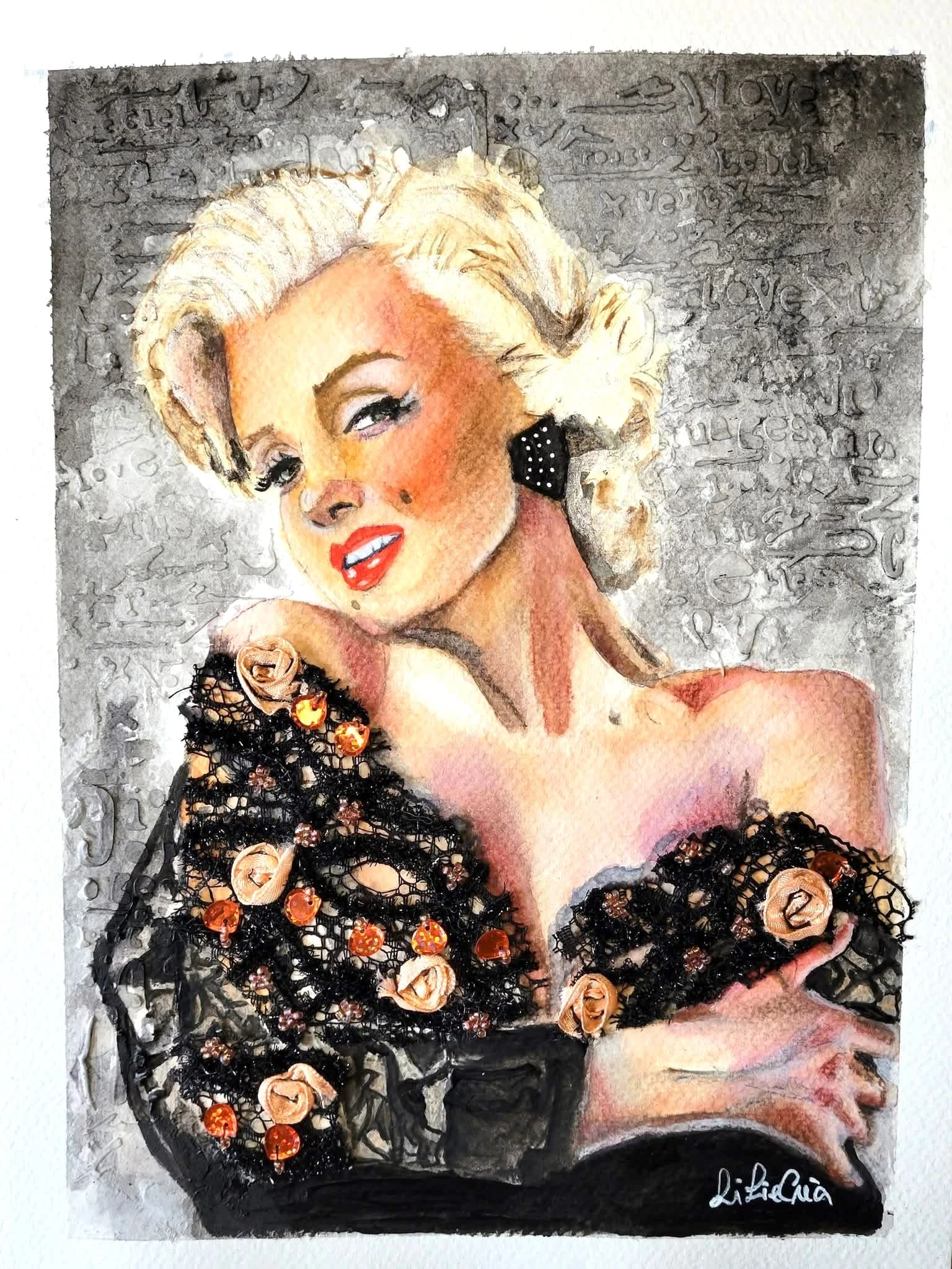 Artist-Marilyn Monroe - Éclat de dentelle