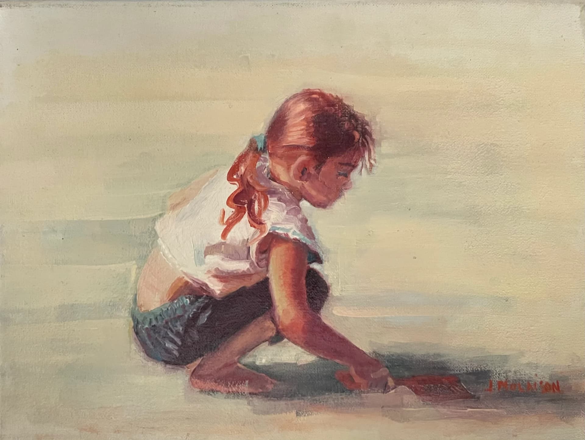 Artist-Enfant à la plage