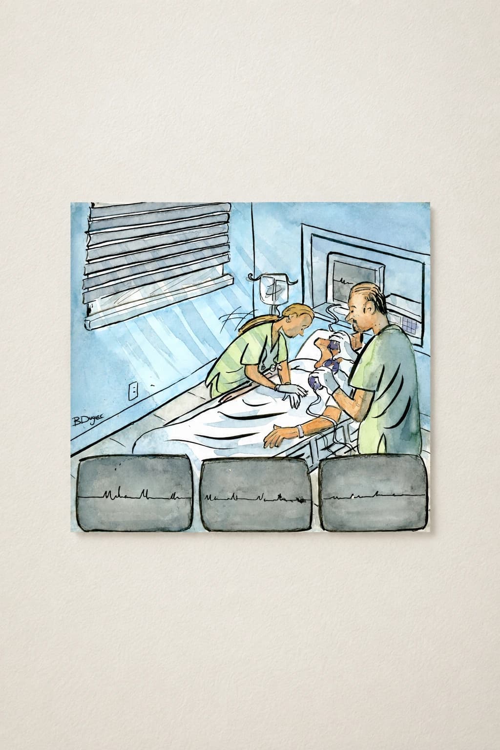 (Case de l'album de Brian Toffu) Urgence Écocardiogramme
