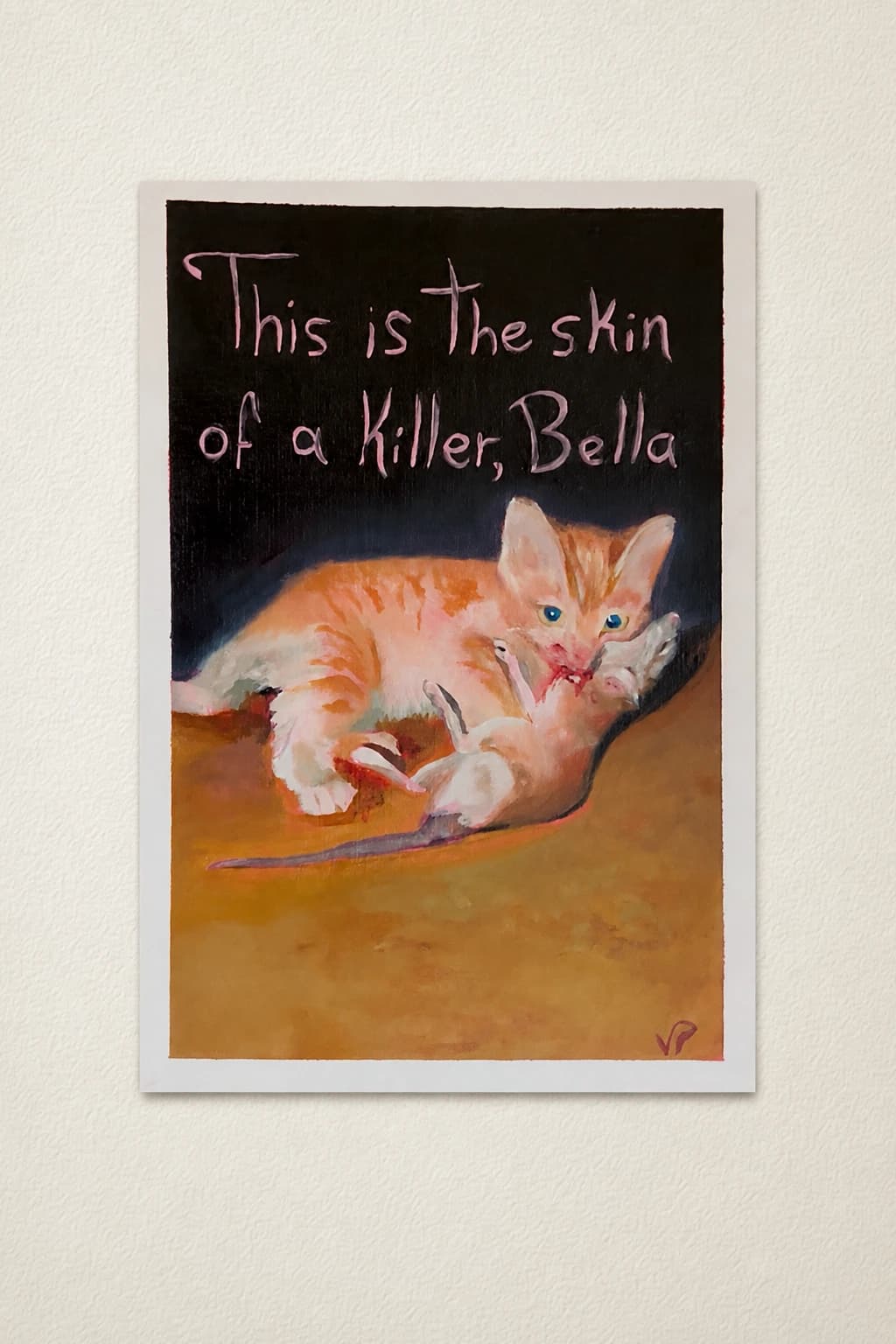 This is the skin of a killer, Bella