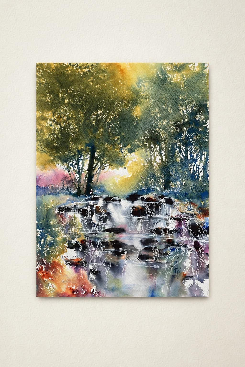 The faded River