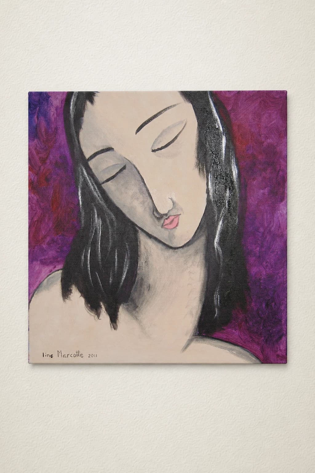 Purple Portrait