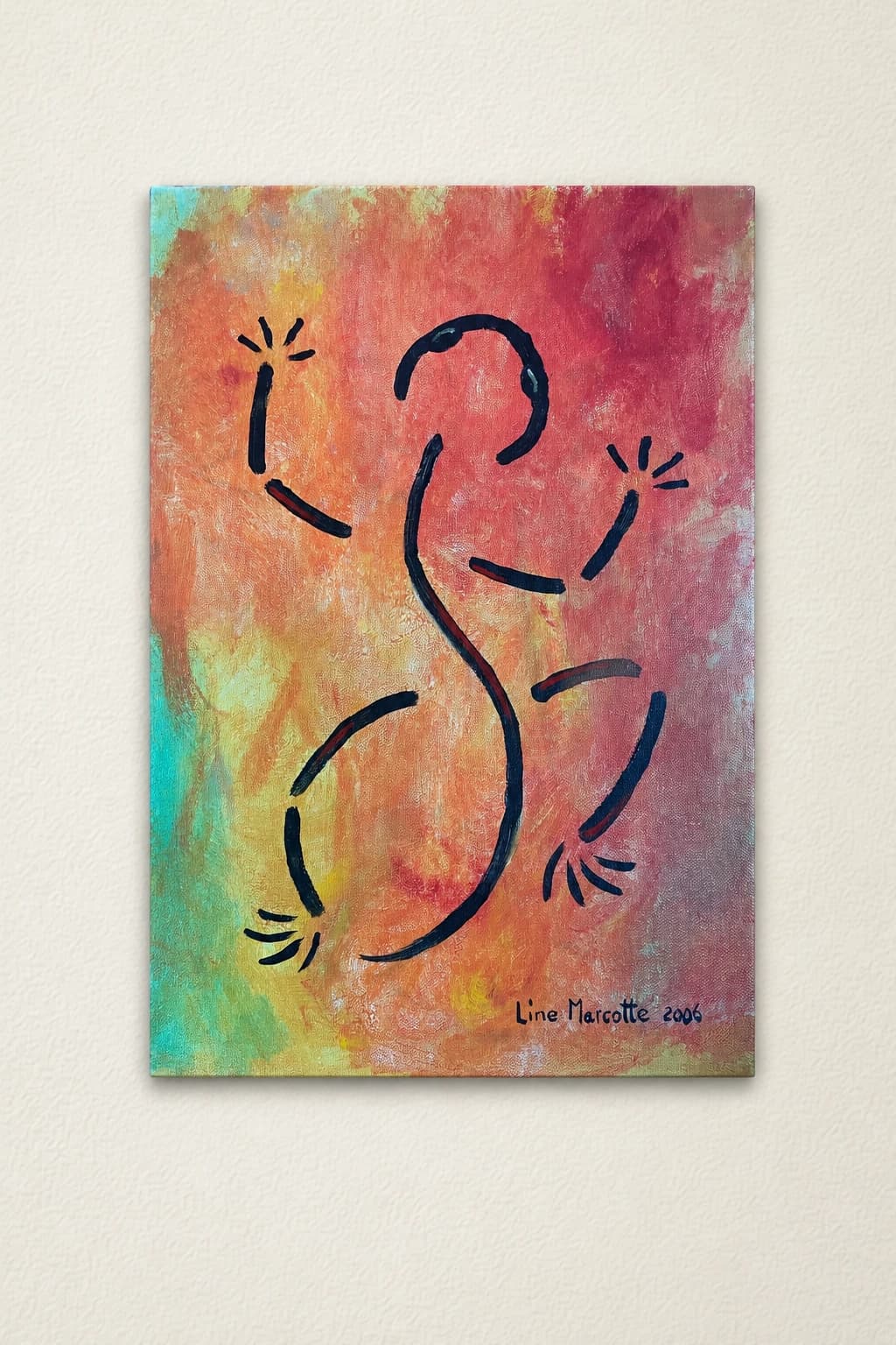Minimalist Lizard