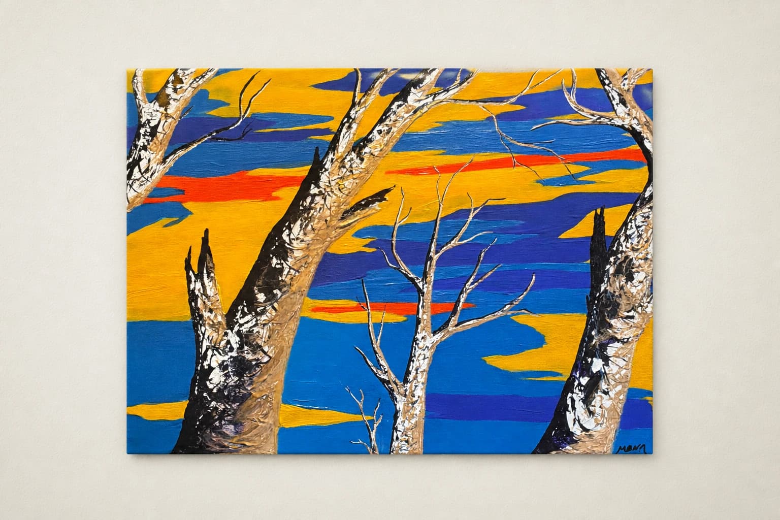 Five birches