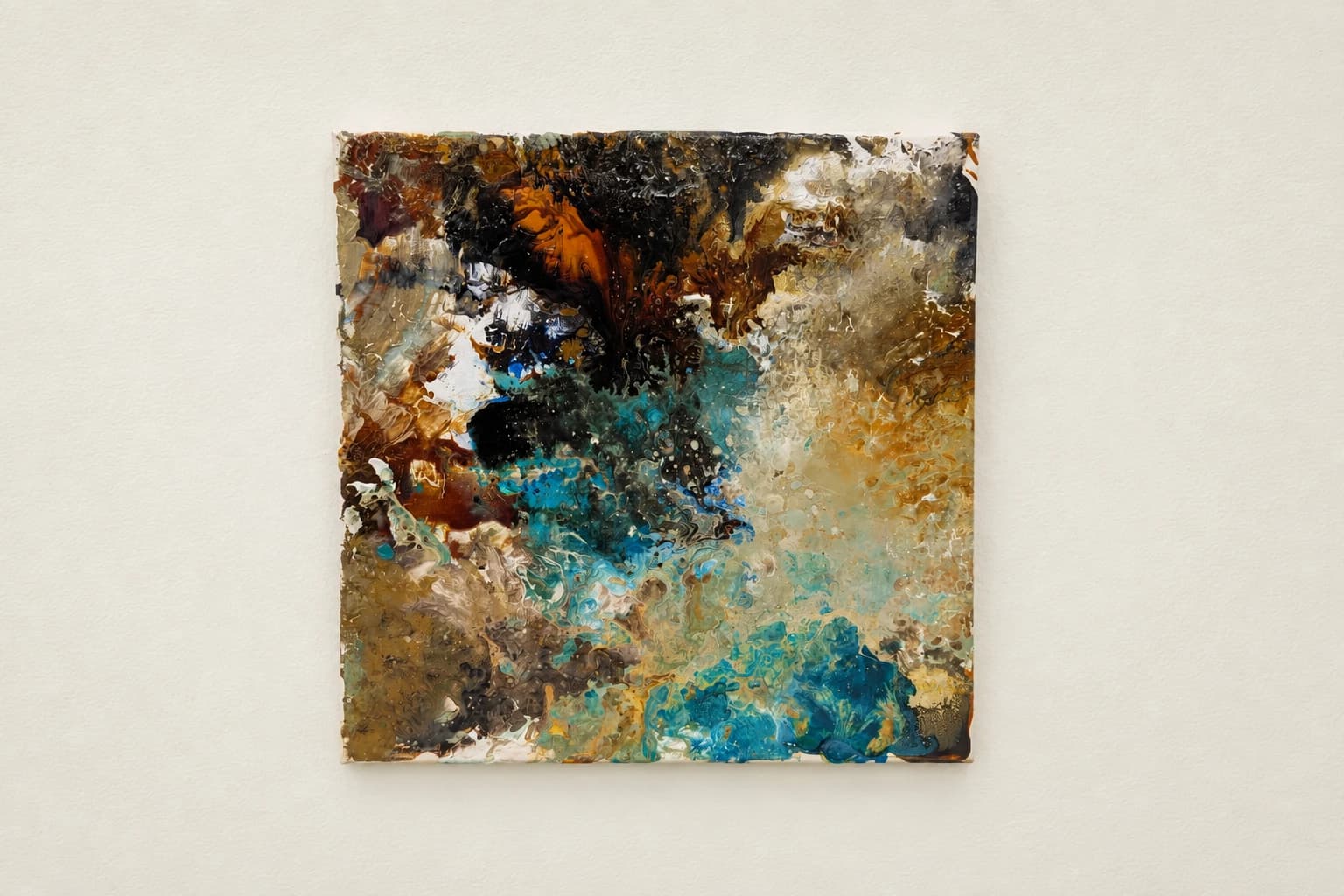 Plumeau d'écaille, abstraction N.3