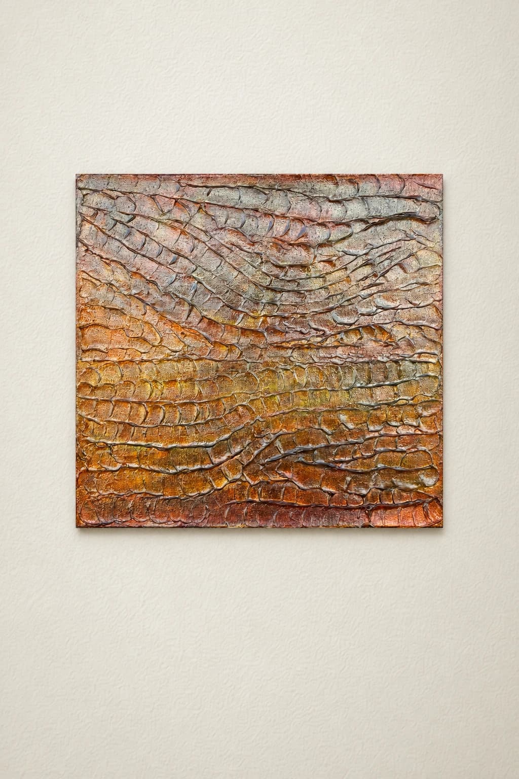 Crocodile orange skin