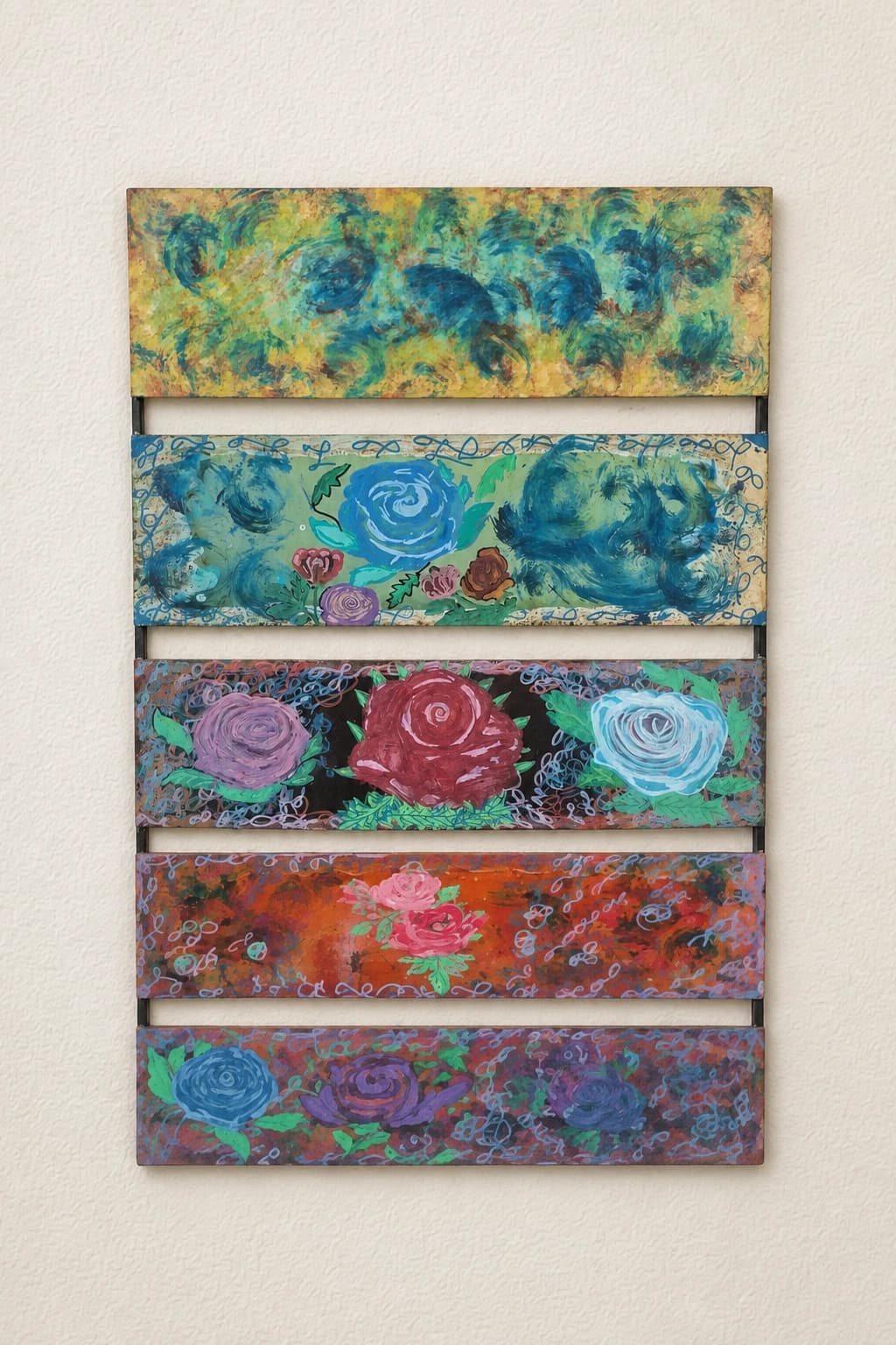 Abstract Floral Decor