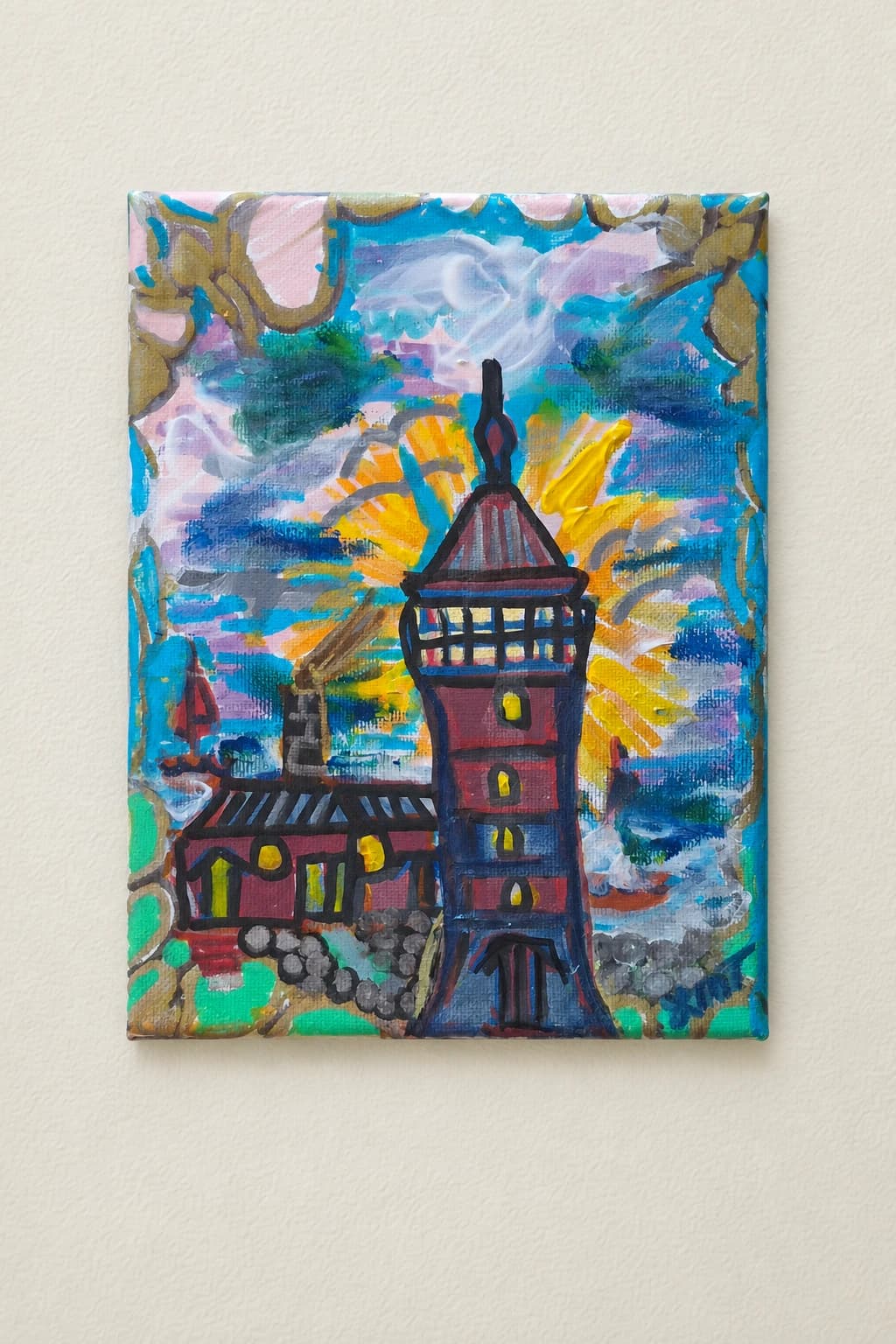 Lighthouse by the sea