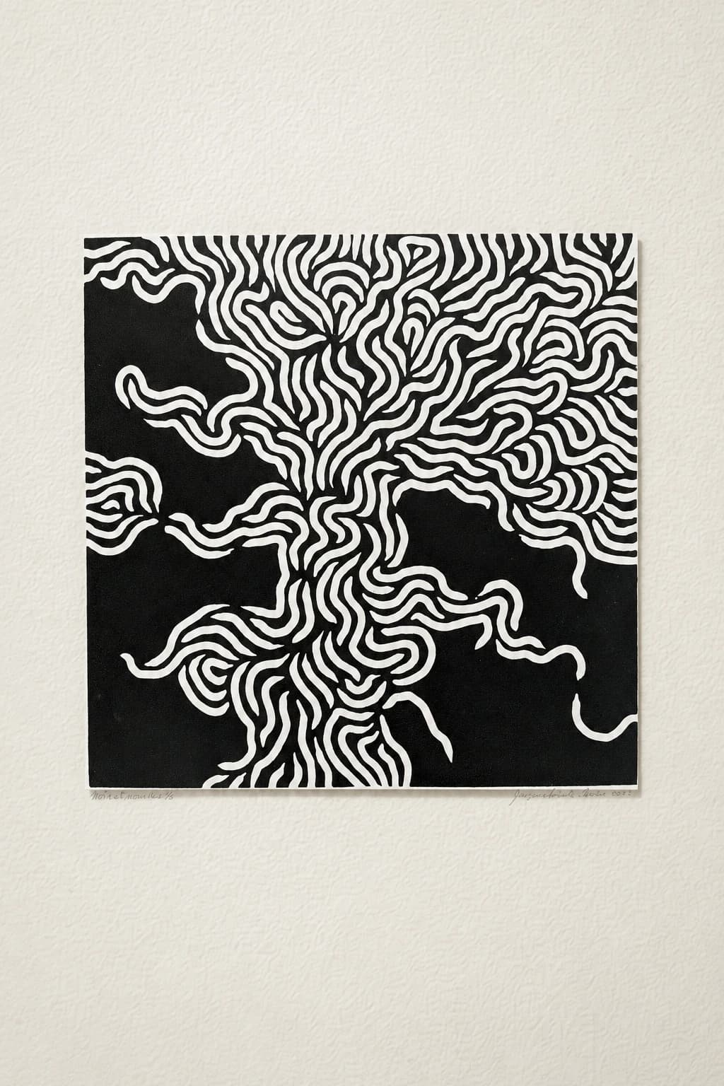 Black and noodles