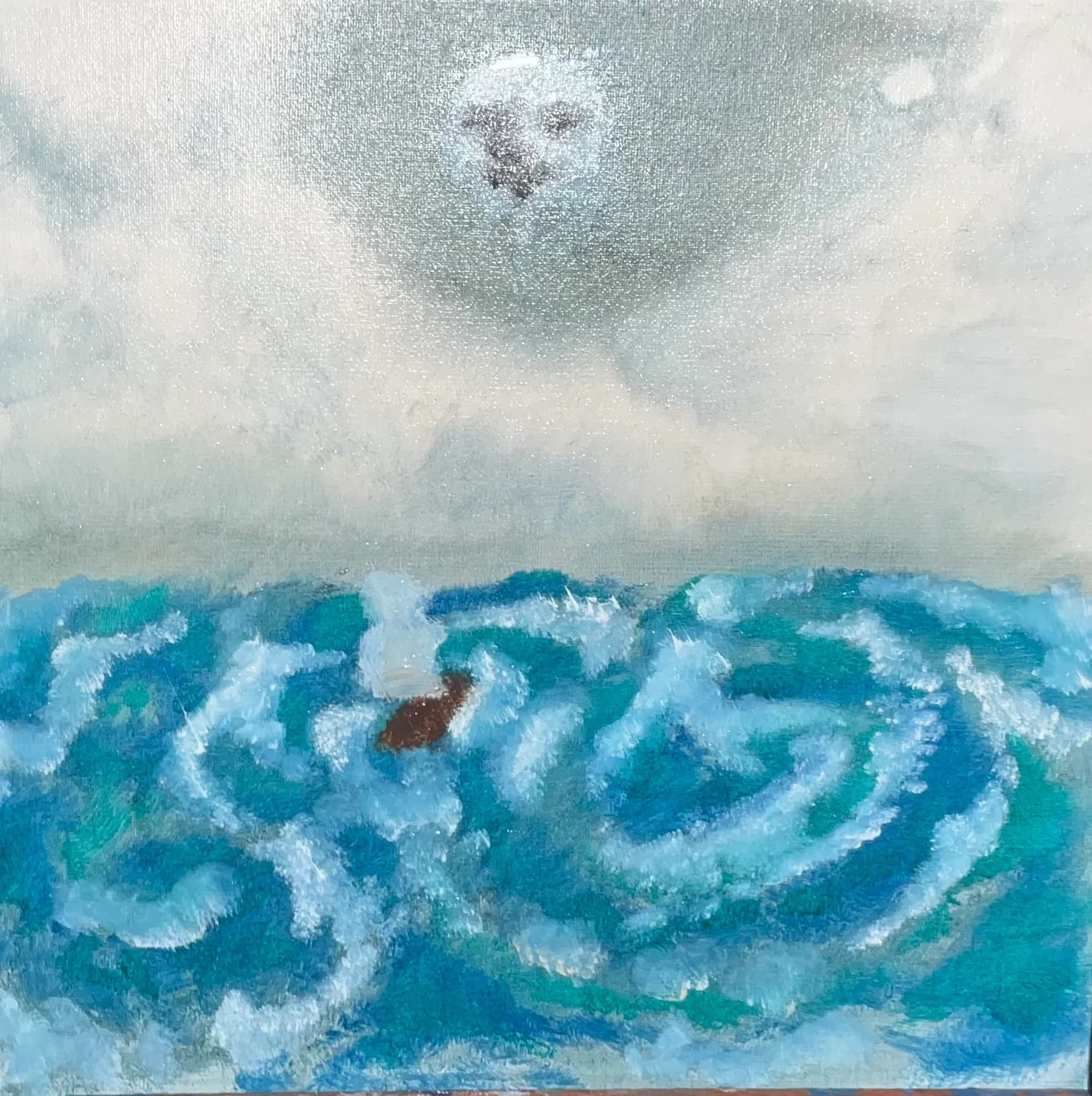 Artist-Lune déchaînée / mer enchantée