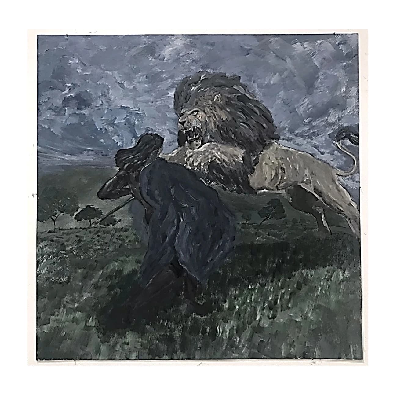 Artist-CHASSEUR VS ROI LION