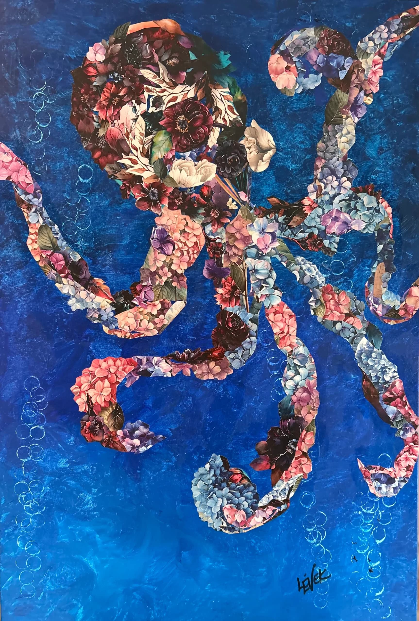 Artist-Je flotte dans le bleu