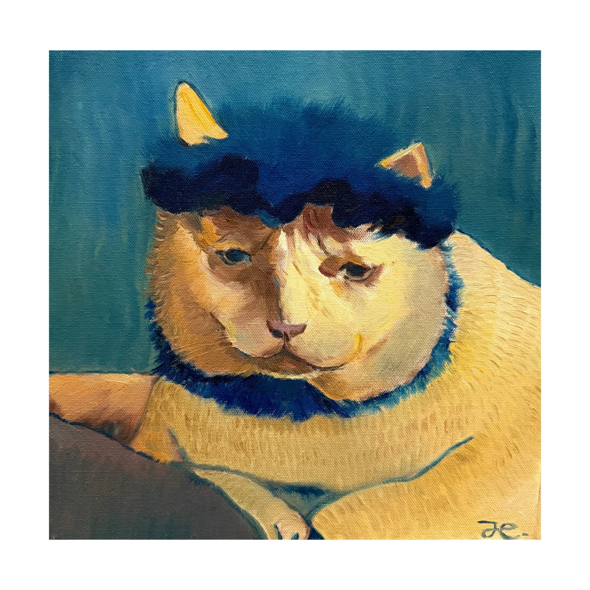 Artist-White cat