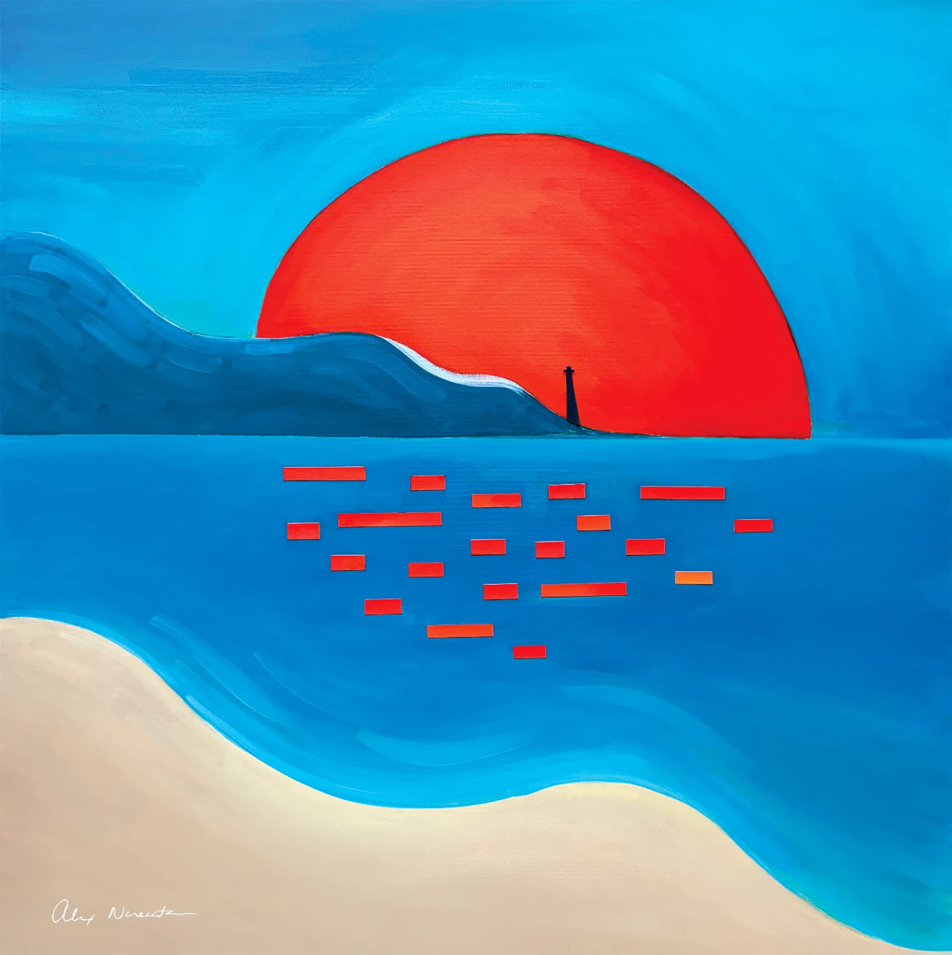 Artist-Sunrise Over Cap Ferrat