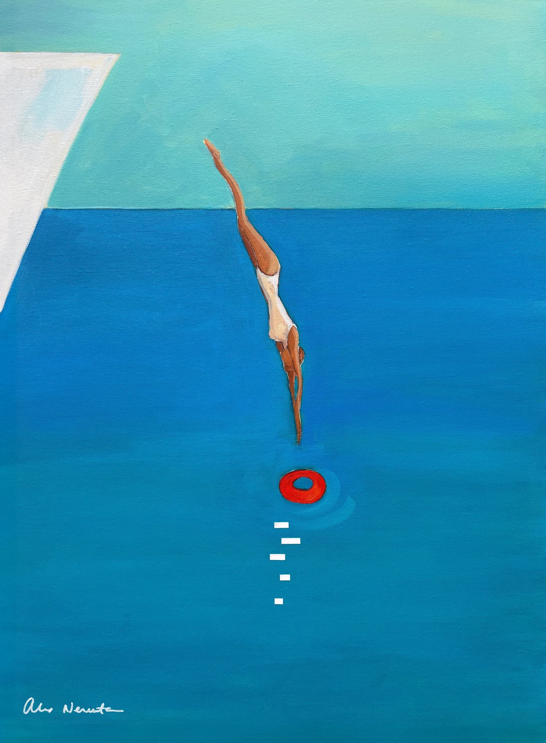 Artist-Taking Aim, Côte d'Azur