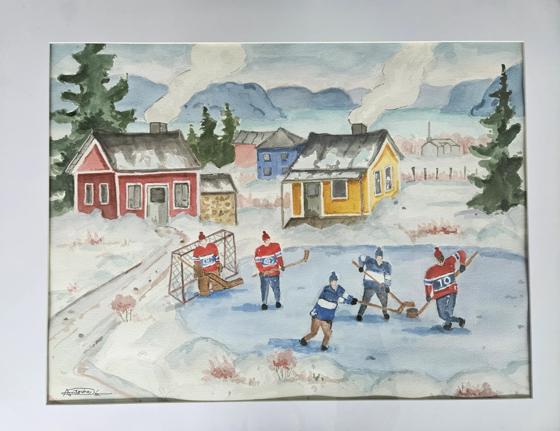 Artist-Bel après-midi de hockey à La Baie