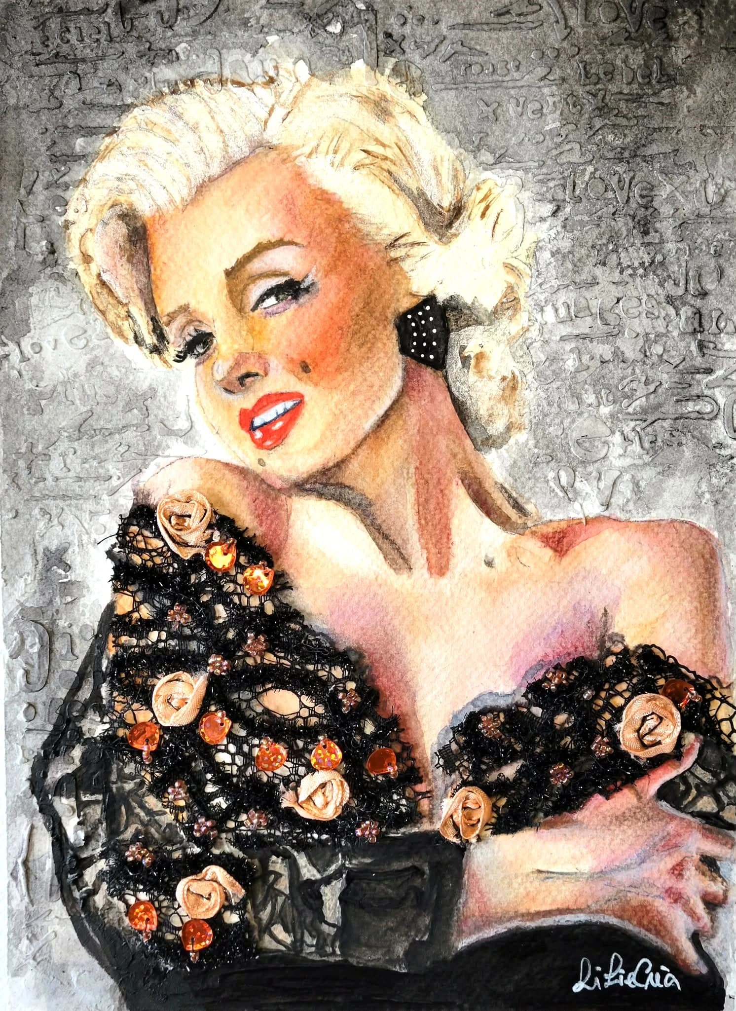 Marilyn Monroe - A Flash of Lace