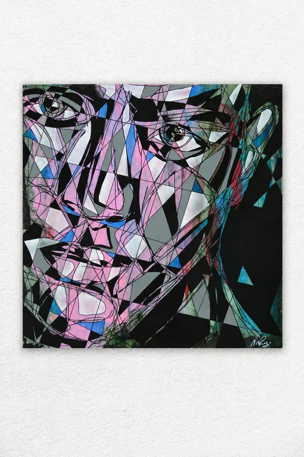 L'intensité de ce regard ne peux s'évanouir (broken glass serie)