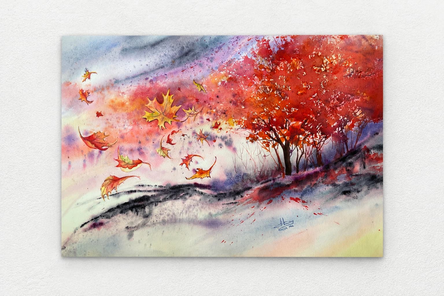 The Leaves Carried Away