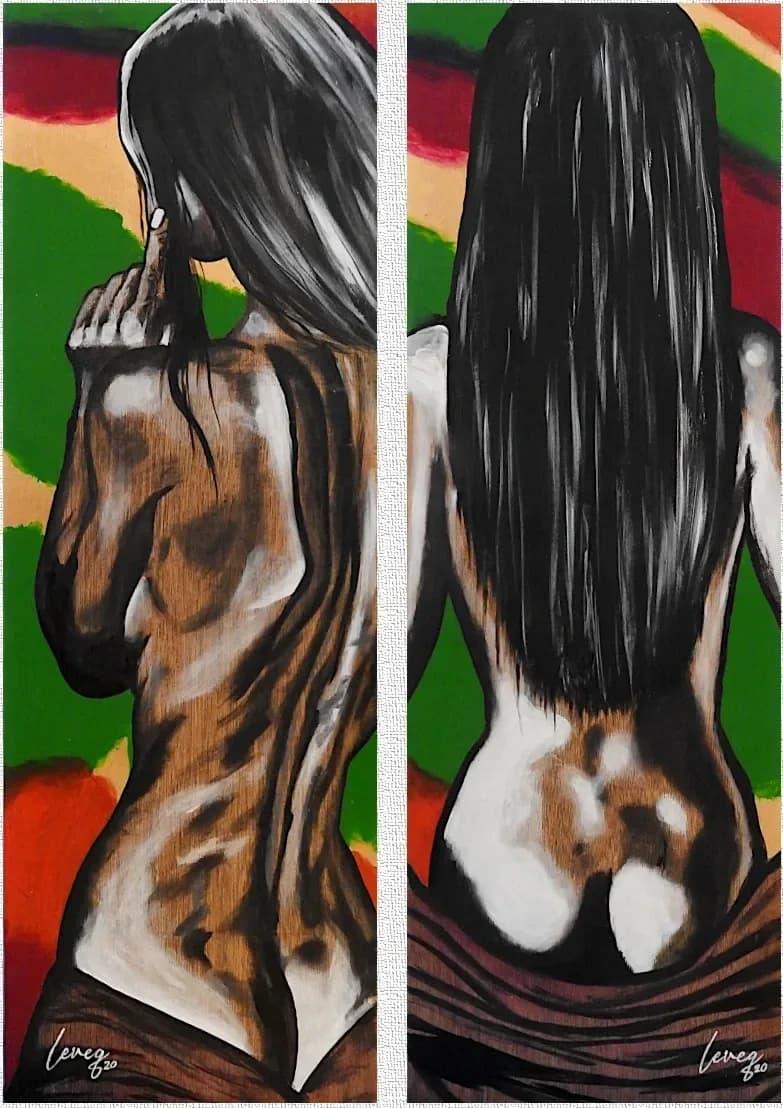 Undecided & Liberated (diptych)