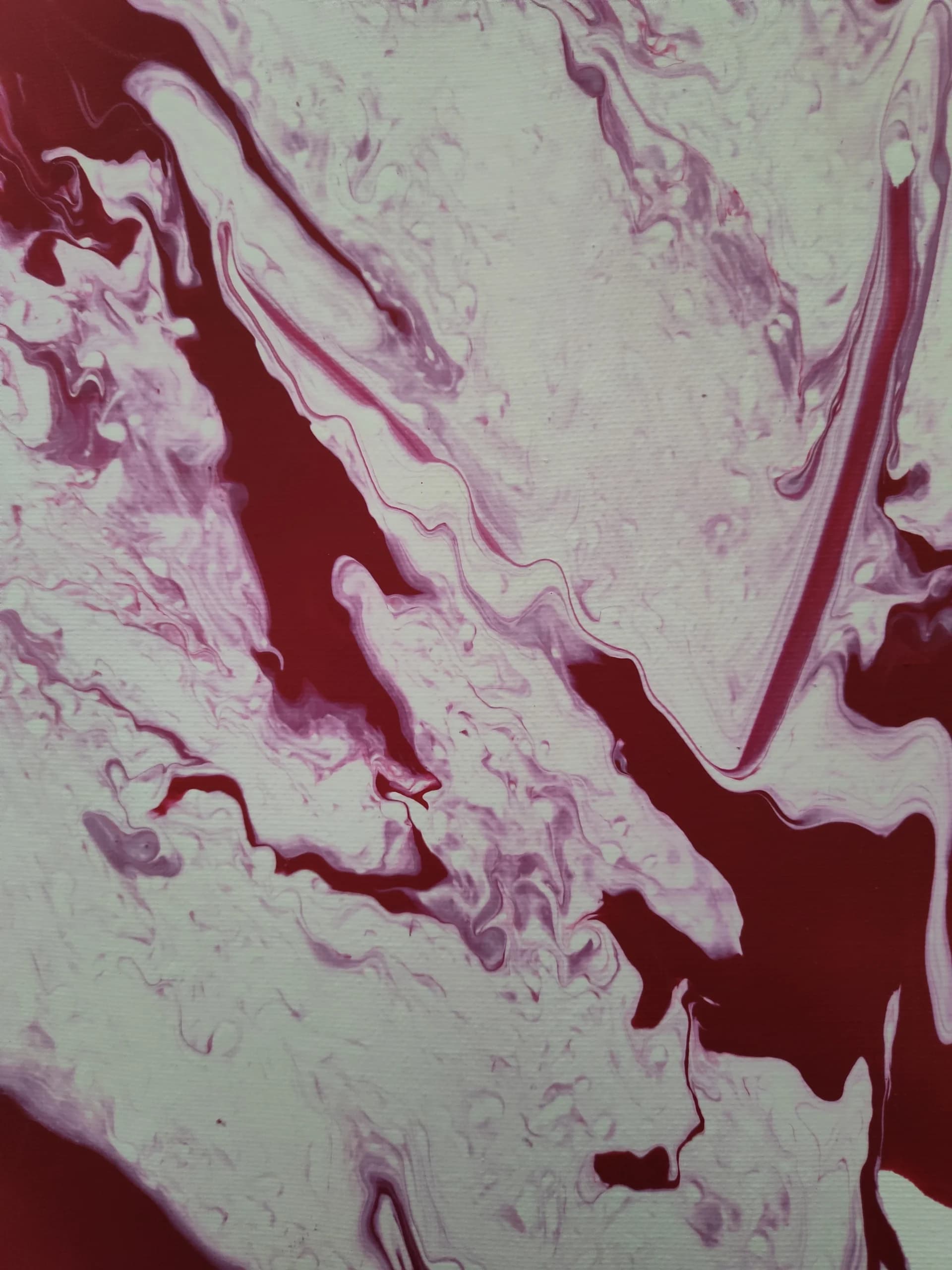 Red Marbled Flow