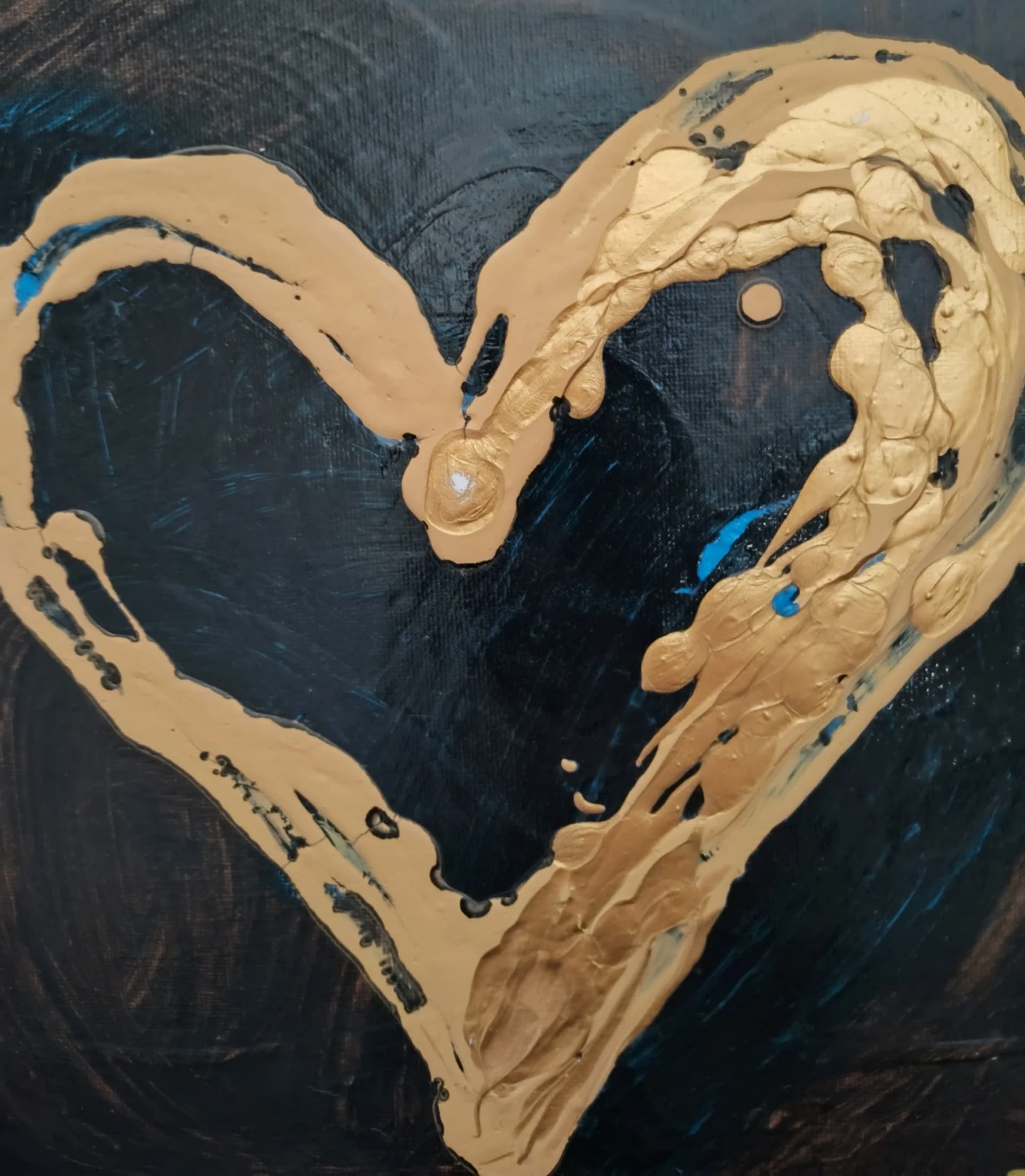 Brilliant Gold Heart