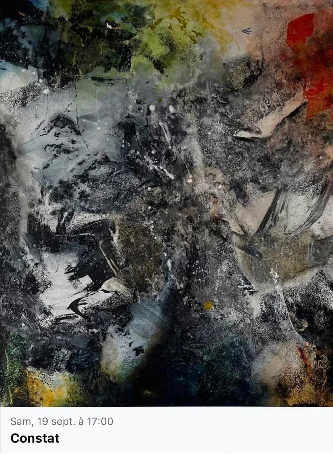 Observation: Textured Abstract Composition