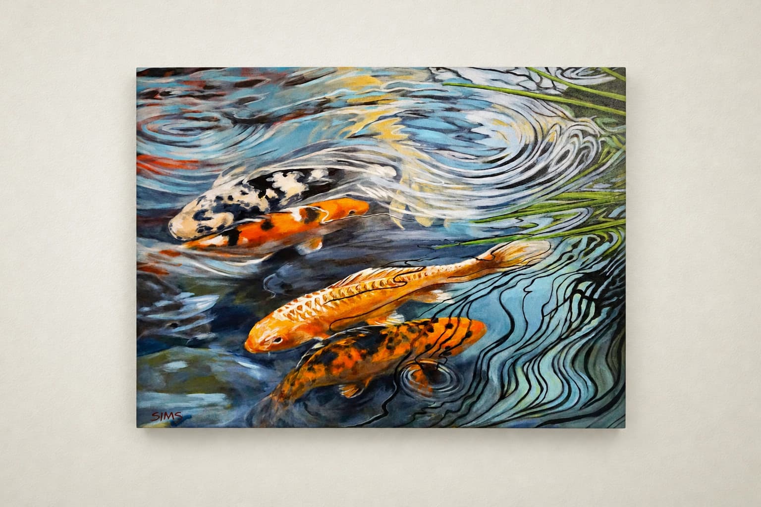 Frolicking Koi