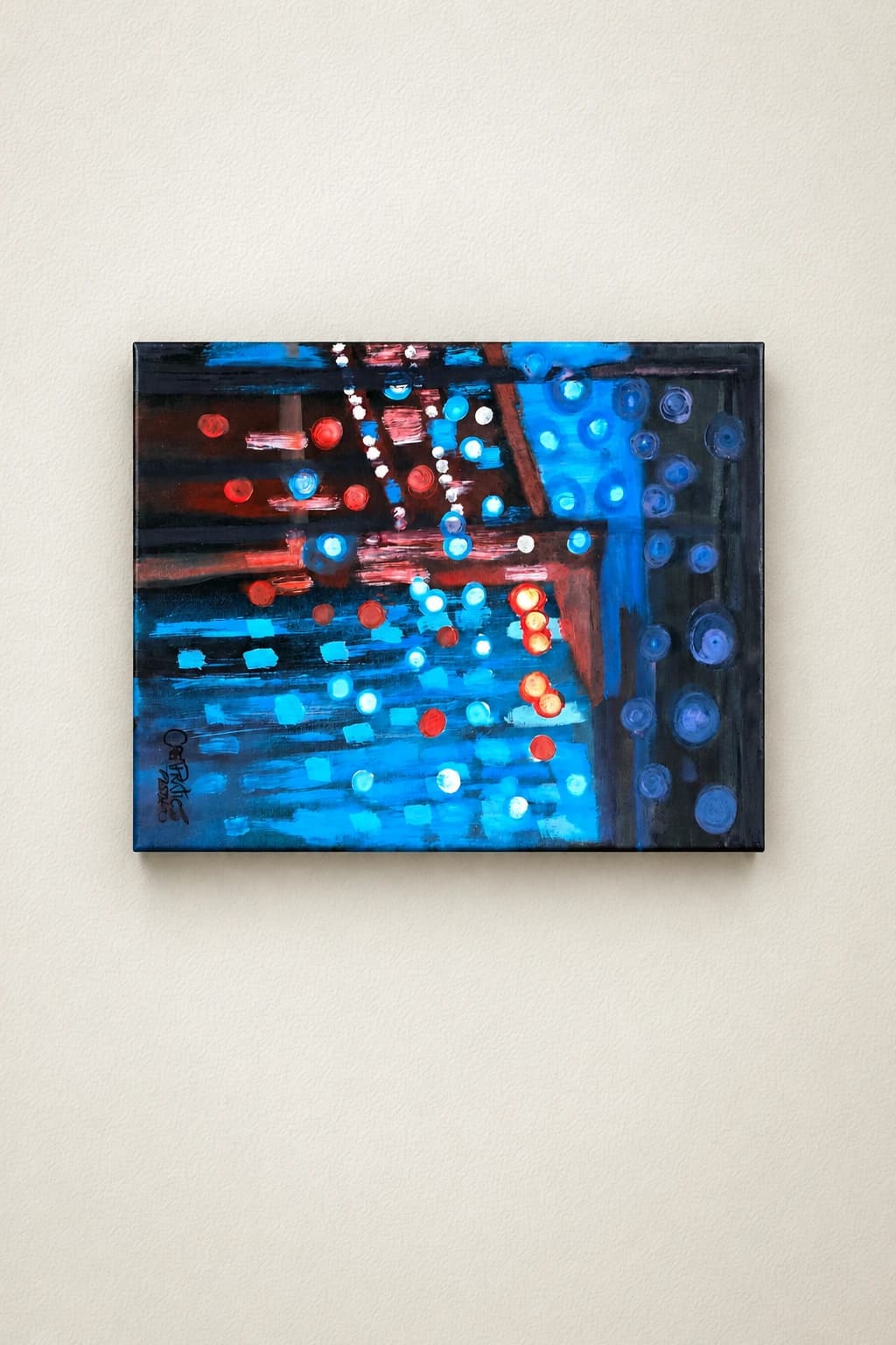 Lumières urbaines et symphonie abstraite