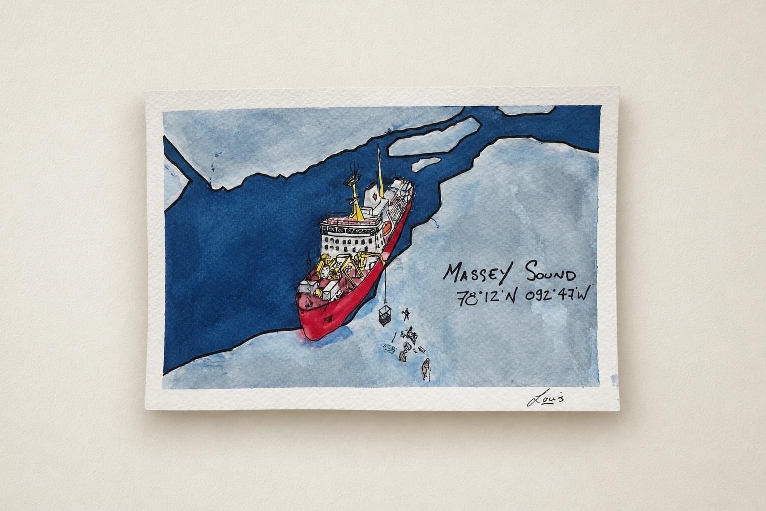 Amundsen dans le Massey Sound