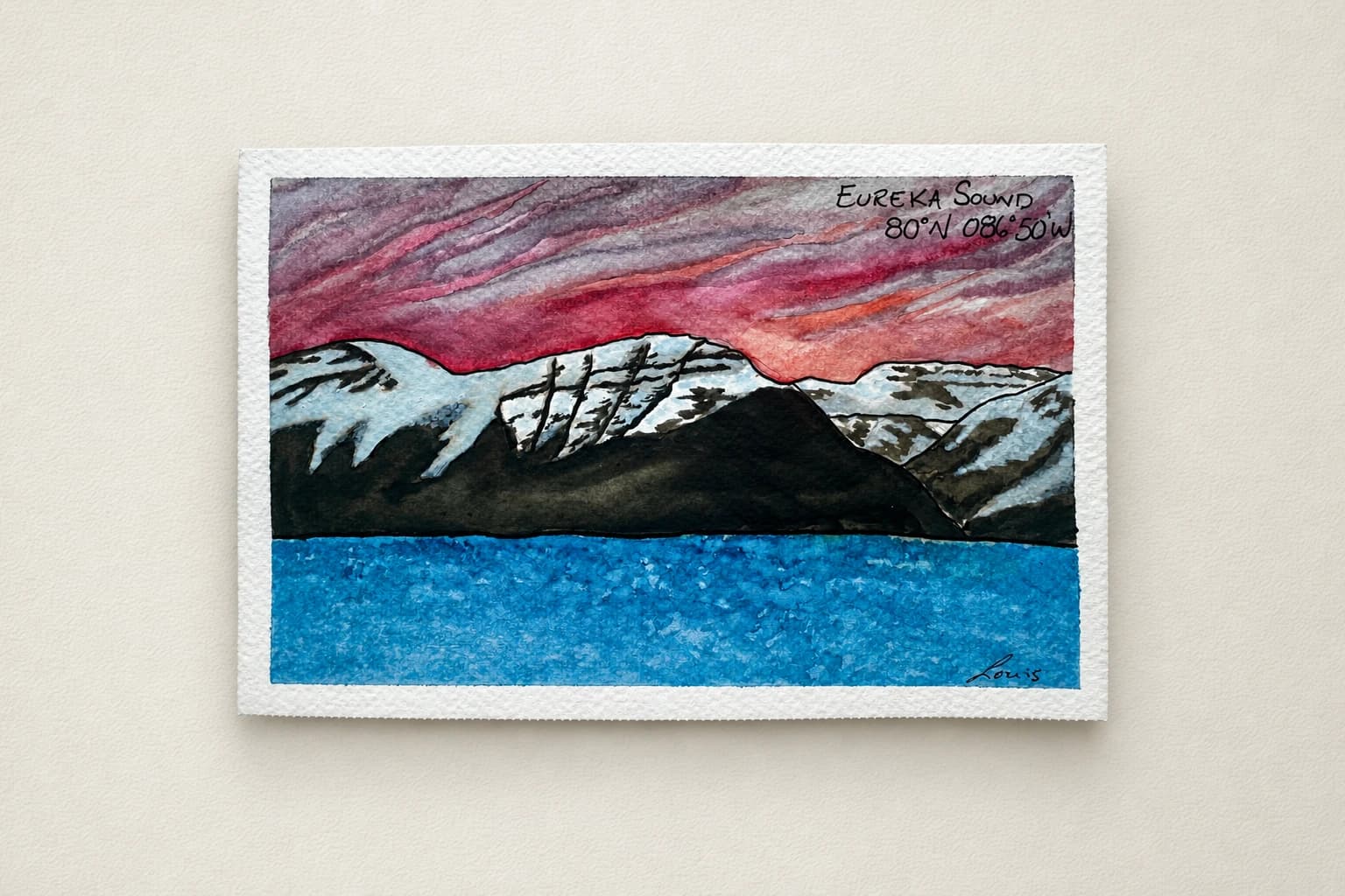 Lever de soleil à Eureka Sound