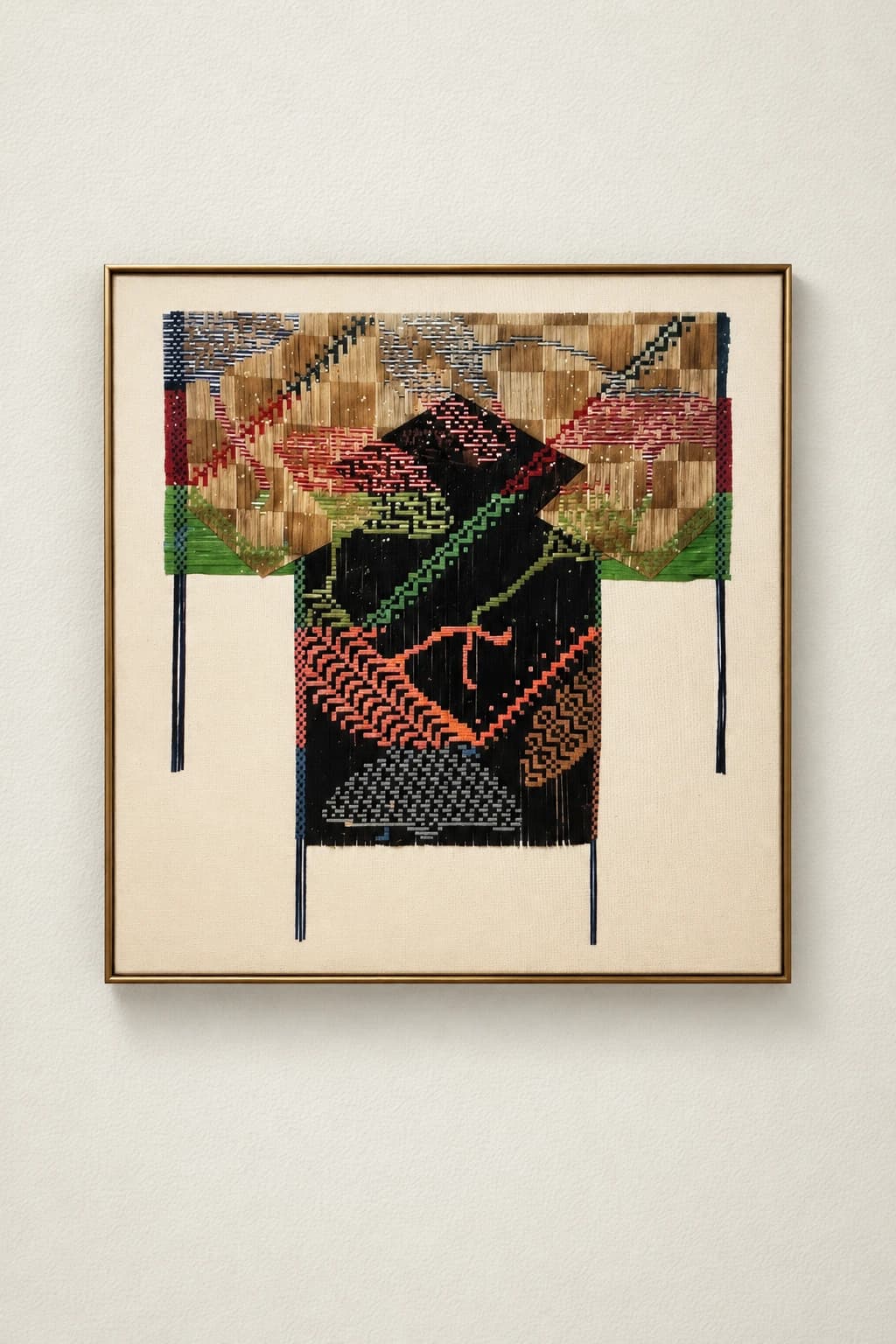 Vêtement géométrique tissé