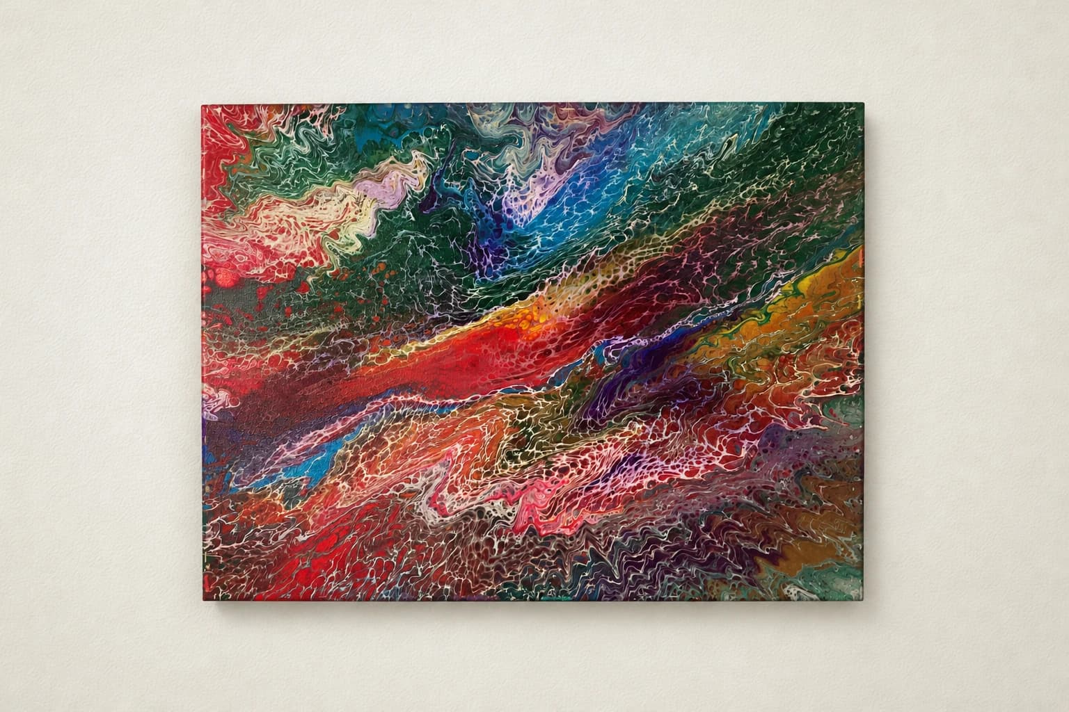 Mouvement coloré fluide