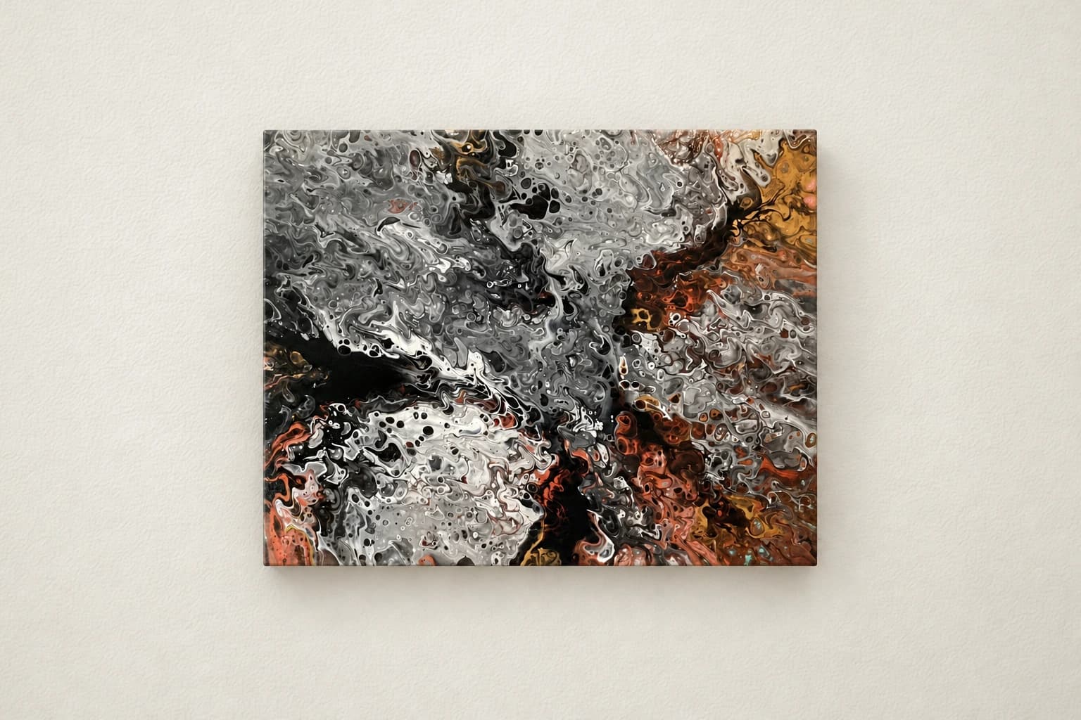 Tourbillons Gris et Ocre