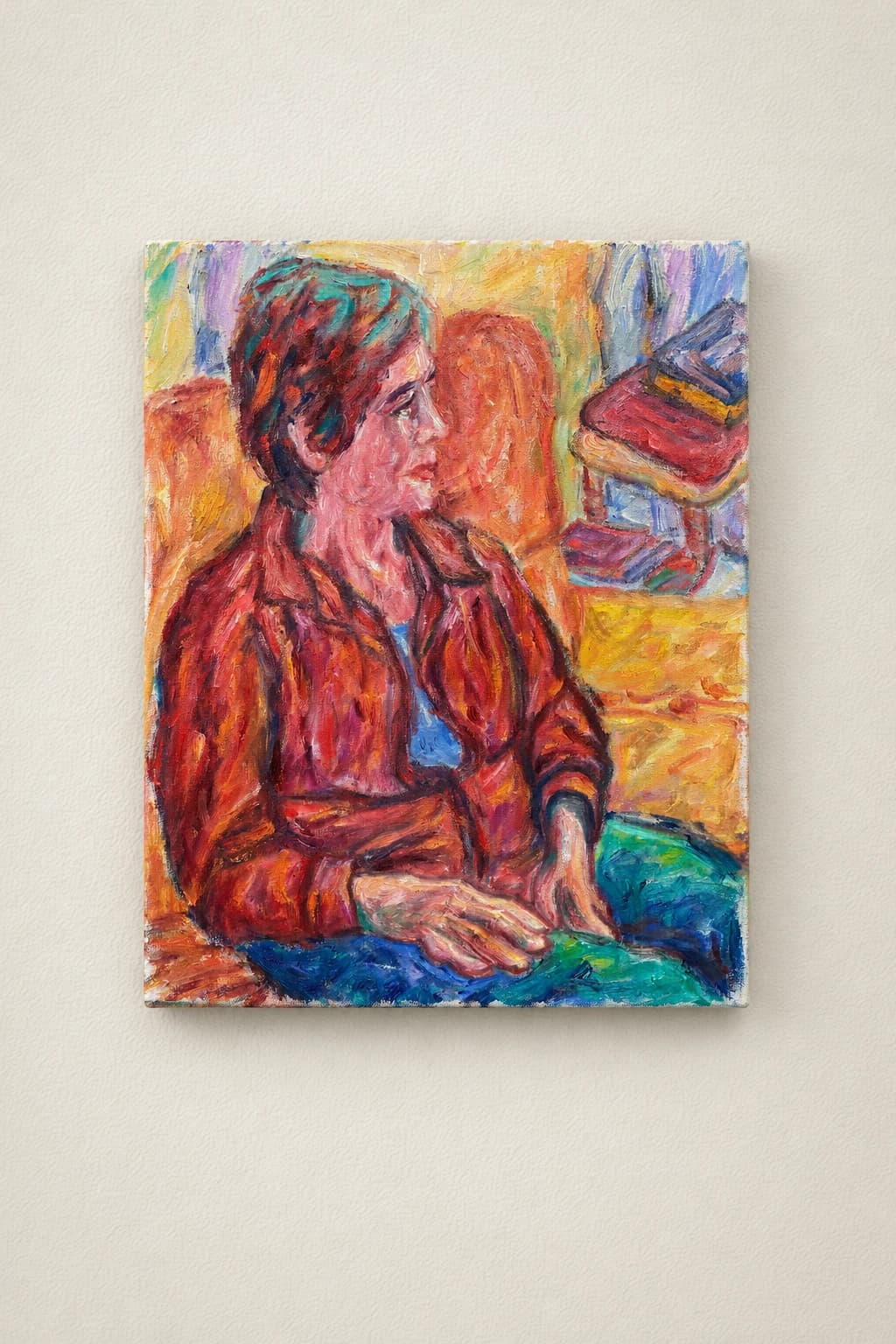 Mère au salon