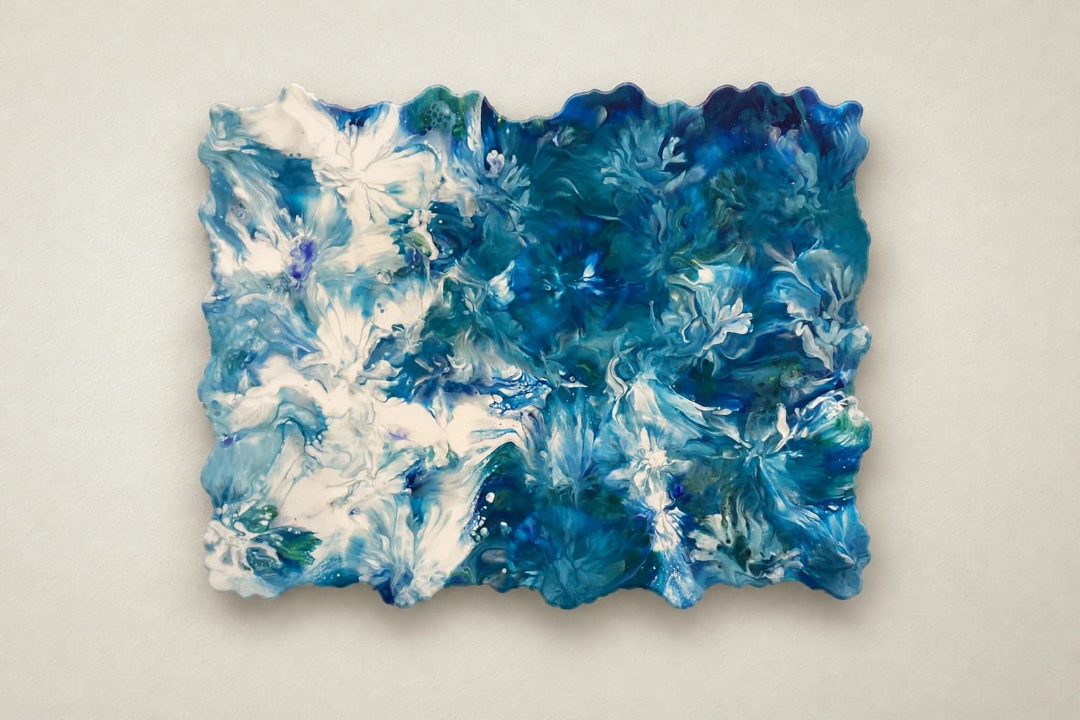 Mouvement Bleu Abstrait