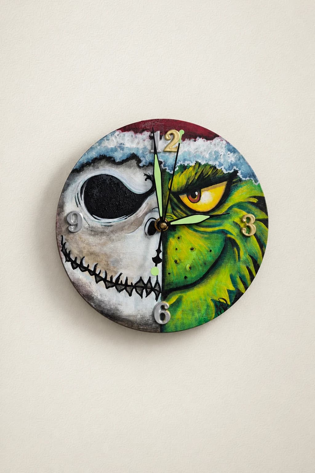 Split Face Clock