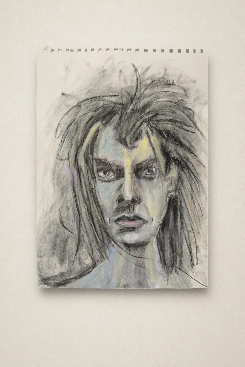 Portrait Intense au Fusain