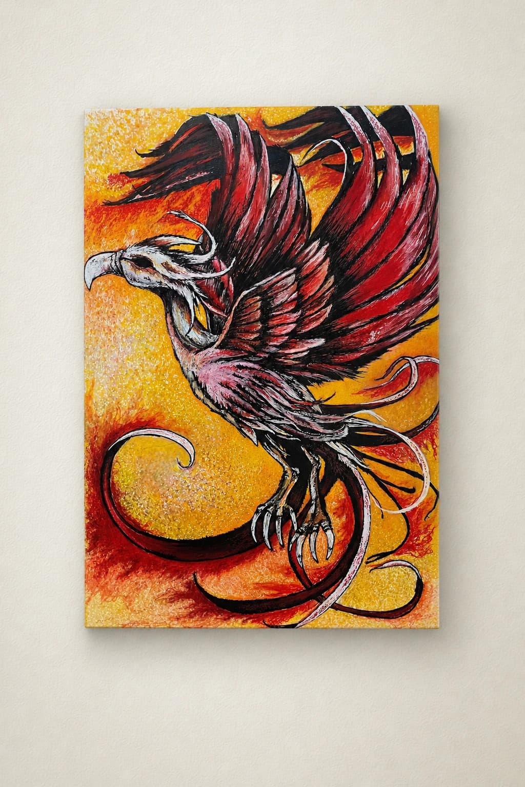 Oiseau de Feu en Vol